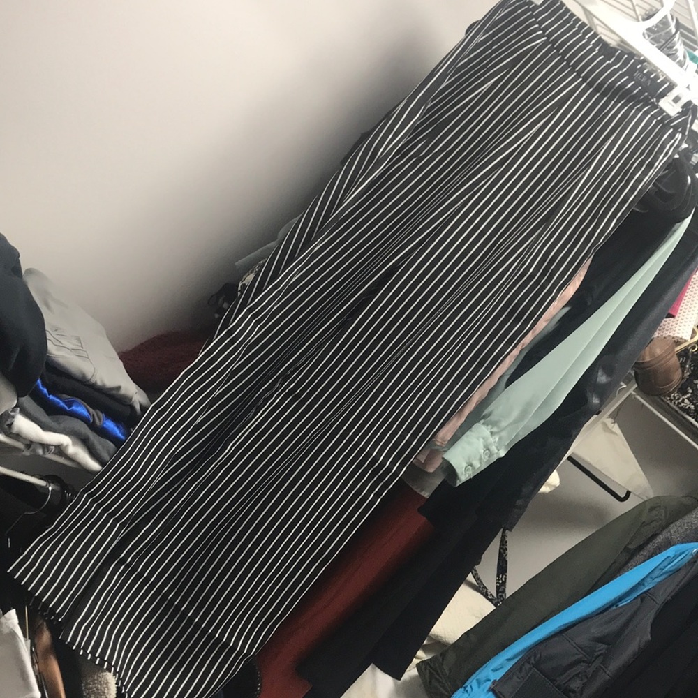 Wide leg high rise pant (copied Kristin Cavallari)